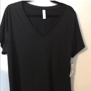 NWT Lularoe Christy T Solid Black